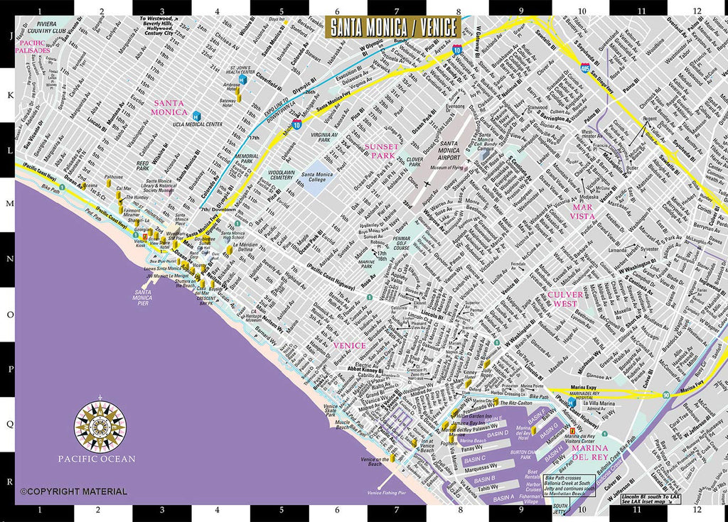 Streetwise Los Angeles Map - Laminated City Center Street Map of Los ...