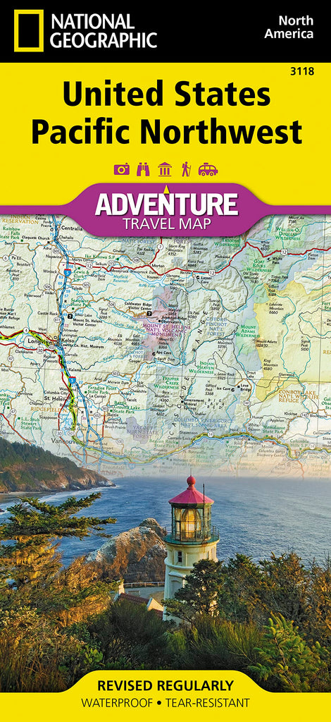 United States, Pacific Northwest Map (National Geographic Adventure Map, 3118) [Map] National 