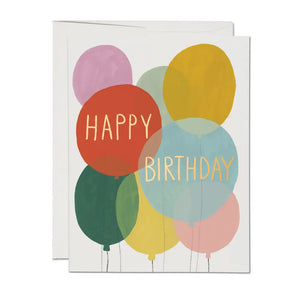 Balloons Happy Birthday Card - Oodles Kids
