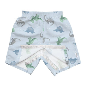Dinos Easy-Change Swim Trunks - Oodles Kids