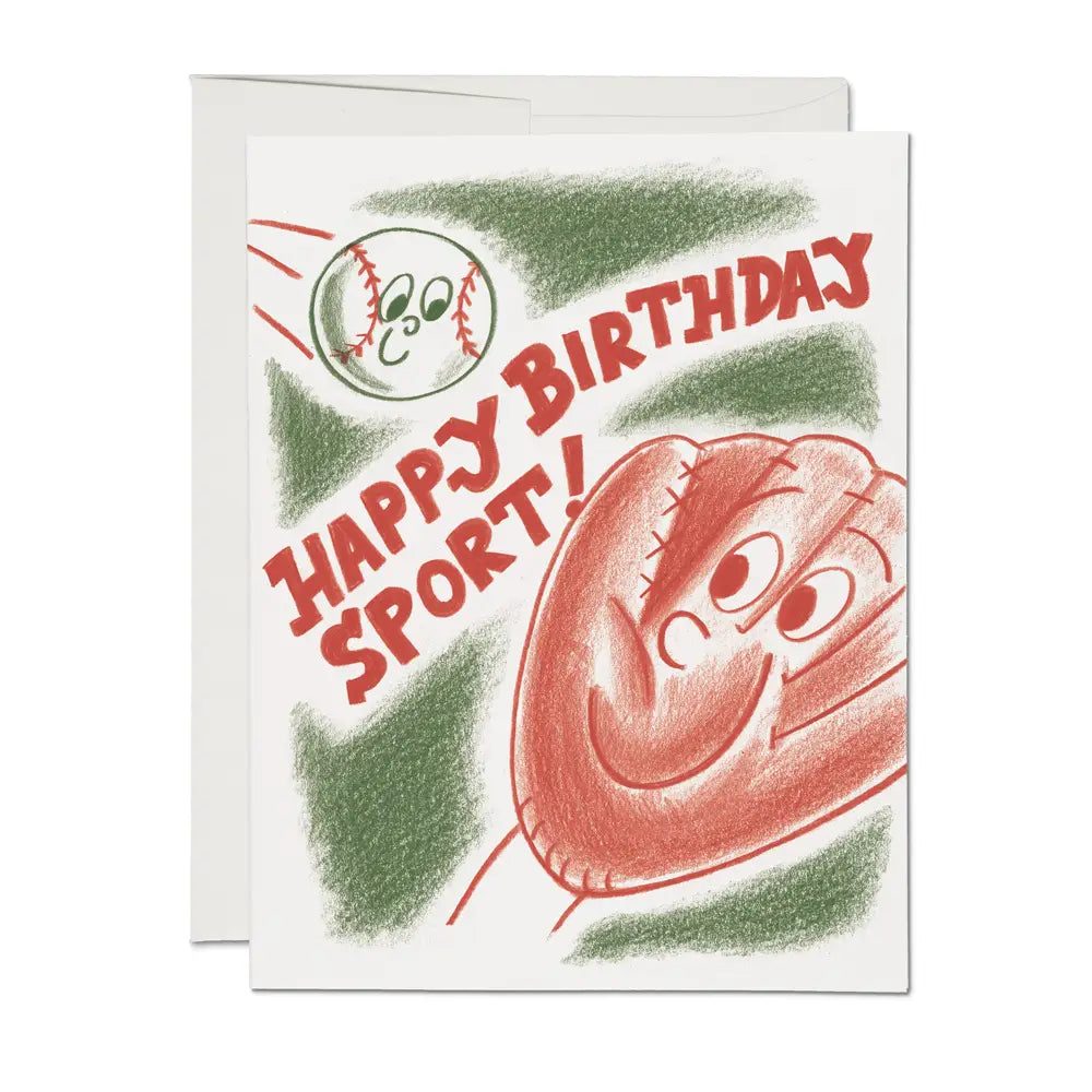 Baseball Birthday Card