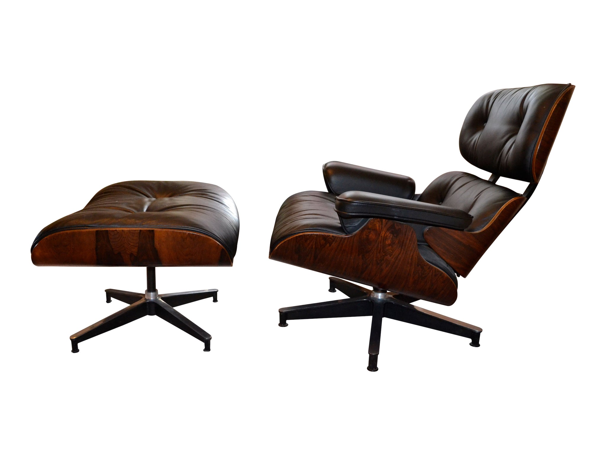 кресло eames lounge chair ottoman