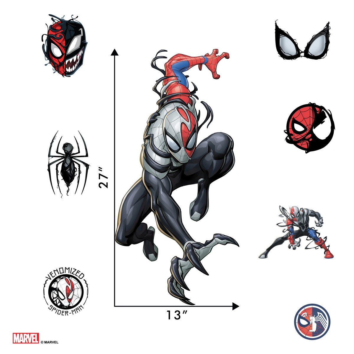 Venomized Spider-Man Interactive Wall Decal – Decalcomania