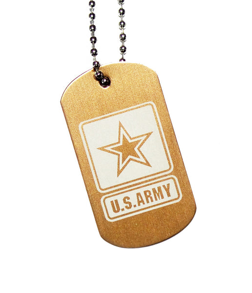 U.S. Army Dog Tag with Chain – MoraleTags.com