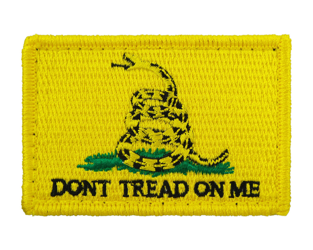 Gadsden Flag Dont Tread On Me Tactical Velcro Fully Embroidered Morale ...