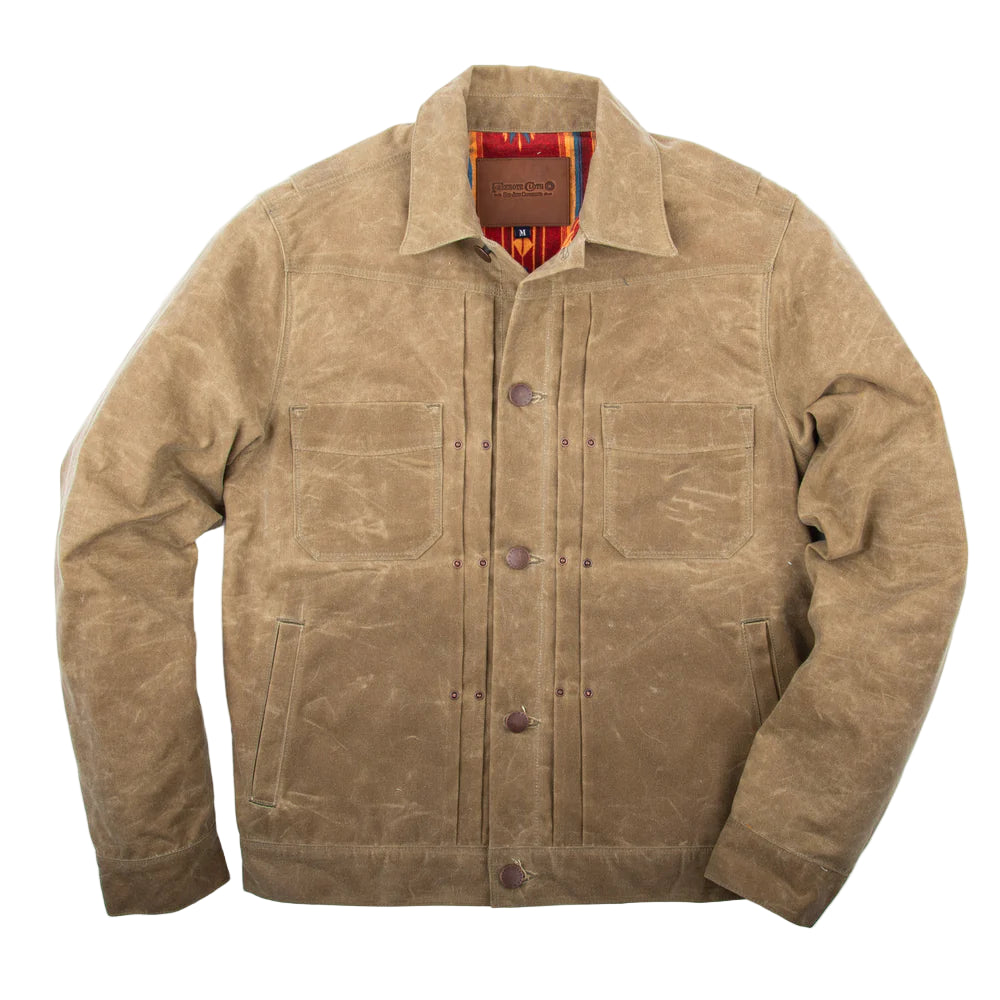 Riders Jacket | Waxed Canvas Tumbleweed - Image 1