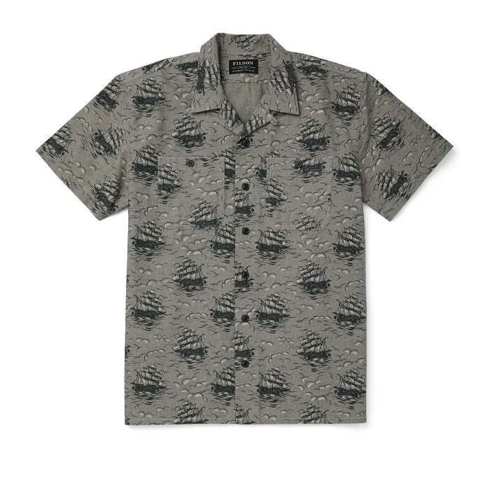 Chambray Short Sleeve Camp Shirt | Ships – Fontenelle Supply Co.