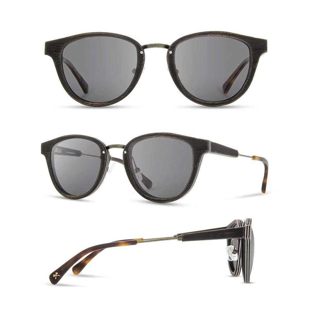 Ainsworth Distressed Walnut Sunglasses