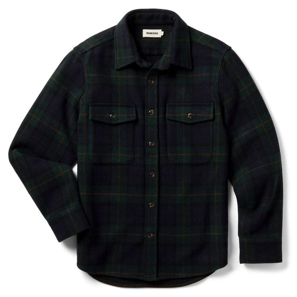The Maritime Shirt Jacket  Evergreen Twill – Fontenelle Supply Co.