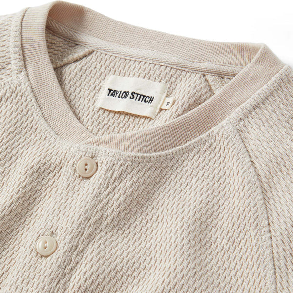 Taylor Stitch - Organic Cotton Waffle Henley - Clothing at Above Snakes