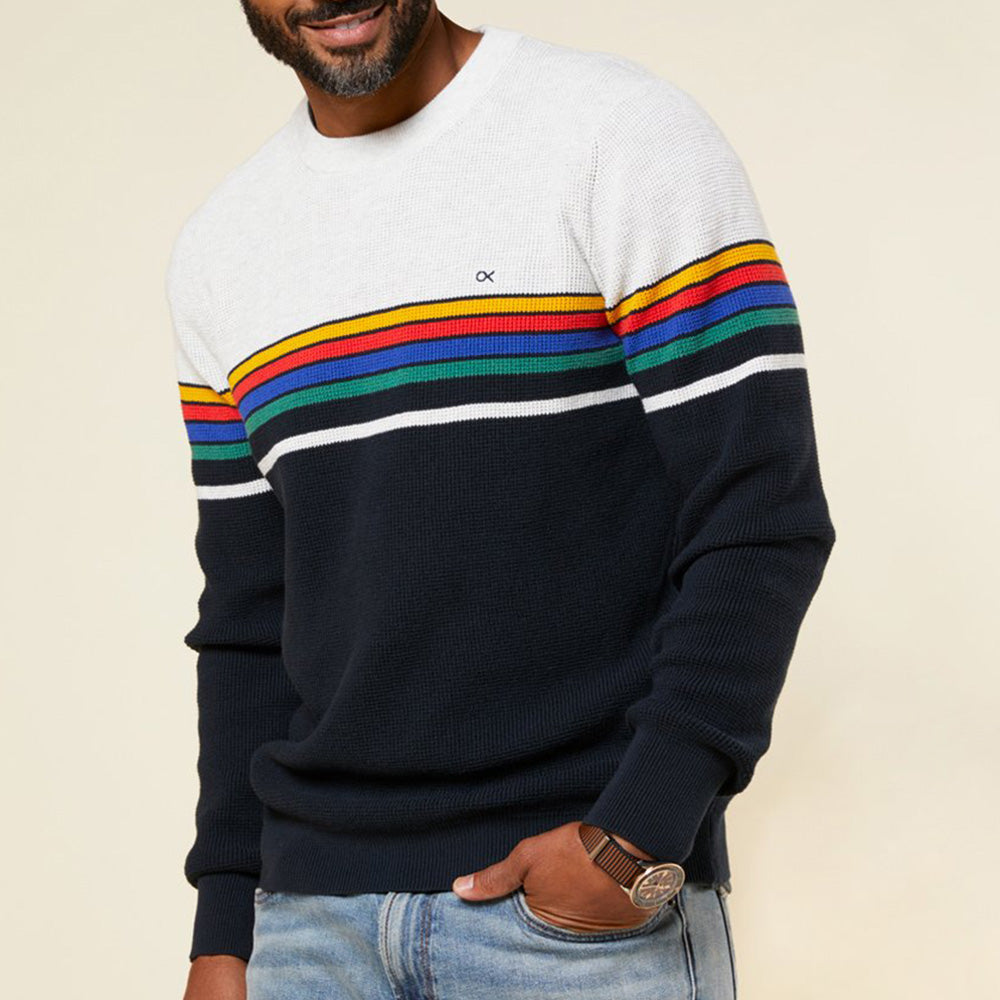 Nostalgic Sweater | Retro Rainbow