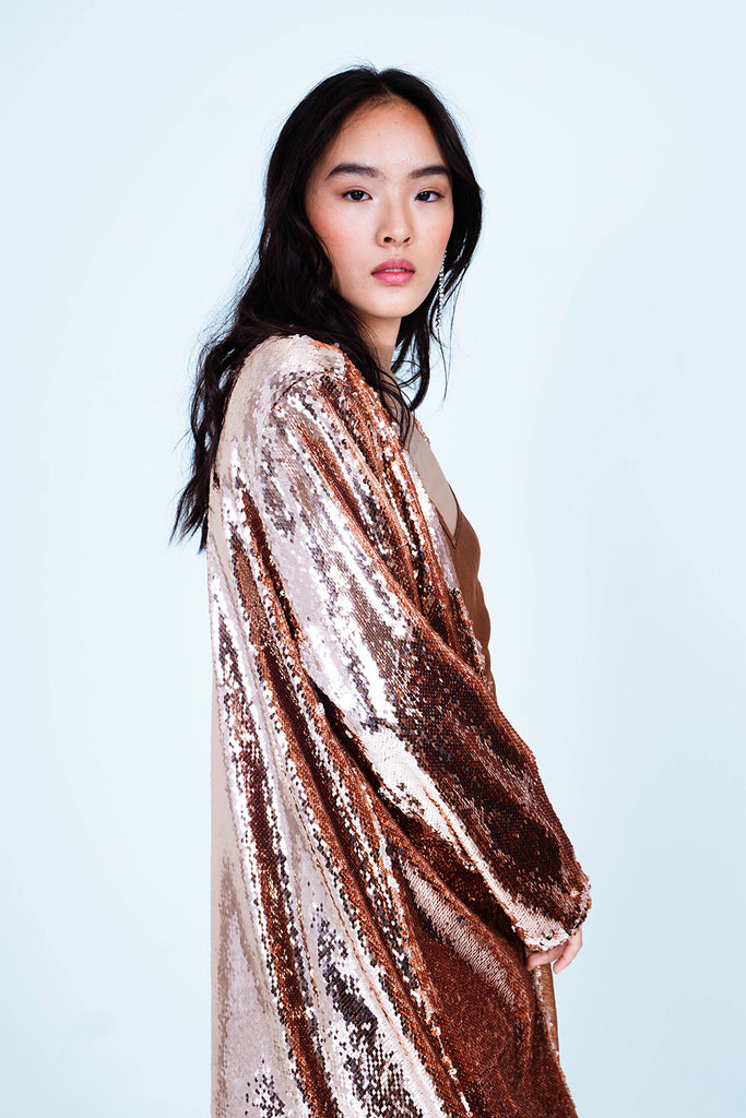 sequin duster