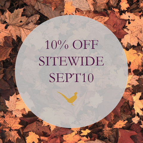 10% off September