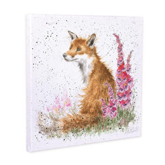 Foxgloves 50cm Canvas Print