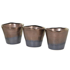 Trio of Copper Tea Light Holders