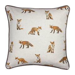 Fox & Fox Cub Cushion