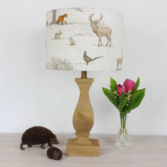 Tatton Woodland Fox Pheasant Stag Lampshade