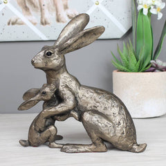 Tulip & Thimble Hare Frith Bronze Sculpture