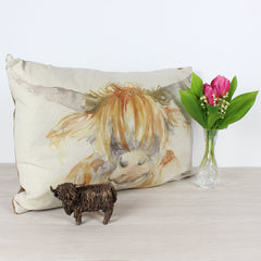 Voyage Maison Highland Cow Cushion