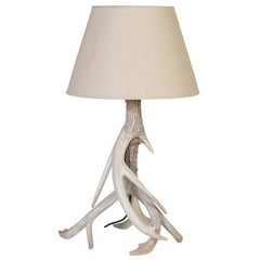 Natural Resin Antler Table Lamp