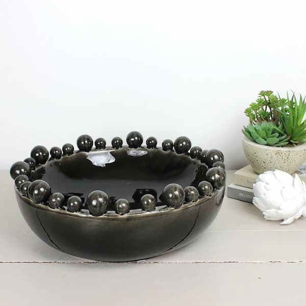 Charcoal Bobble Bowl