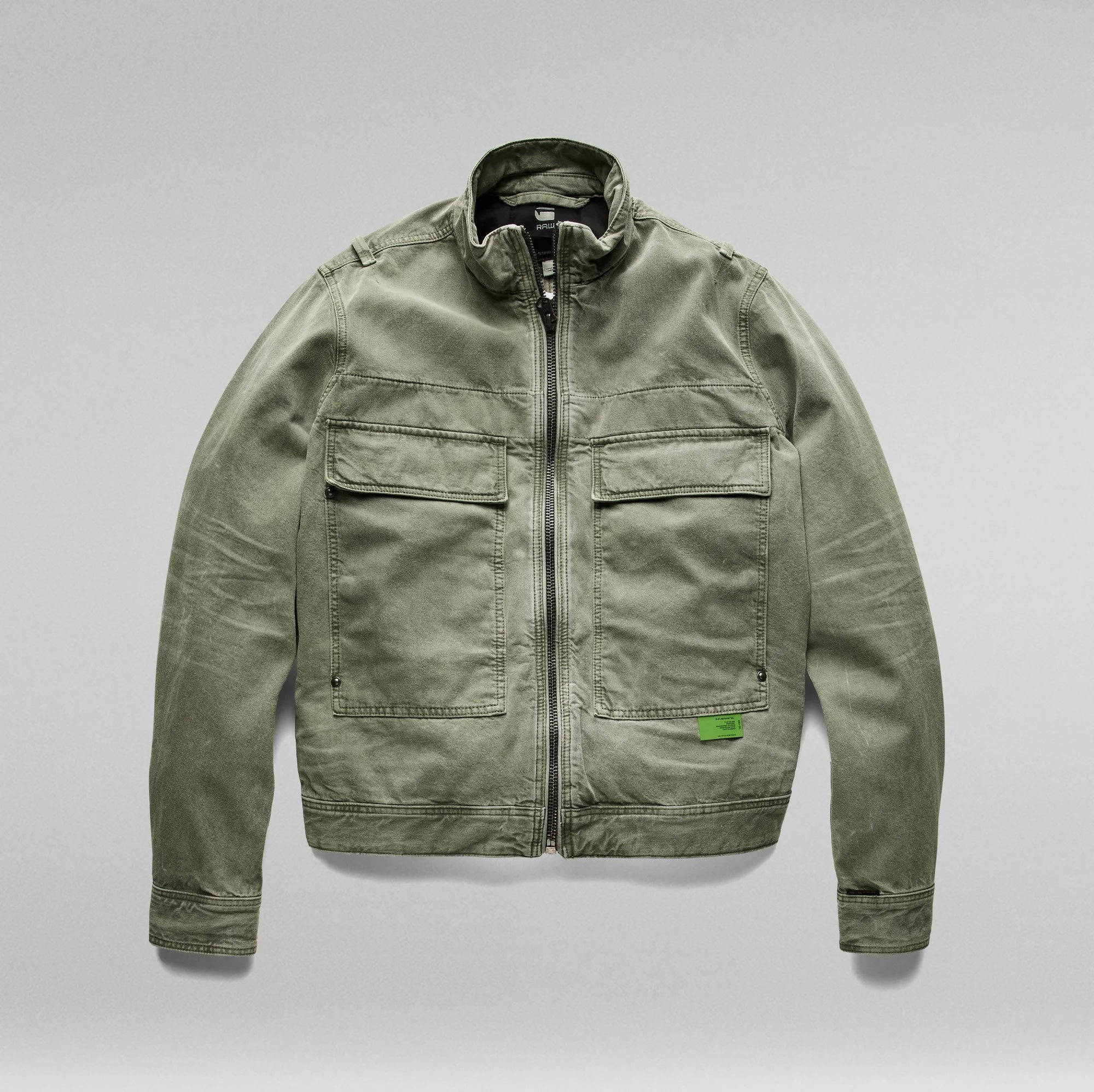 G-Star Raw High Collar Overshirt Caviar Jacket