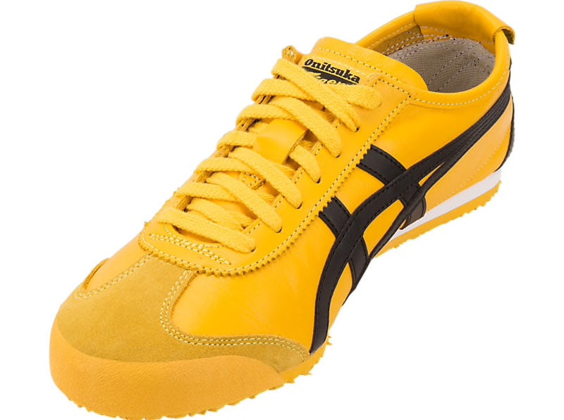 asics tiger yellow sneakers 