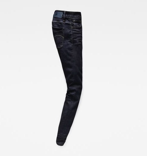 3301 deconstructed high waist skinny jeans