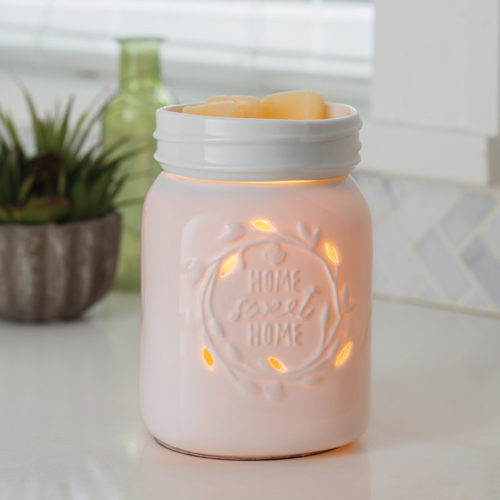 mason jar tea light wax warmer