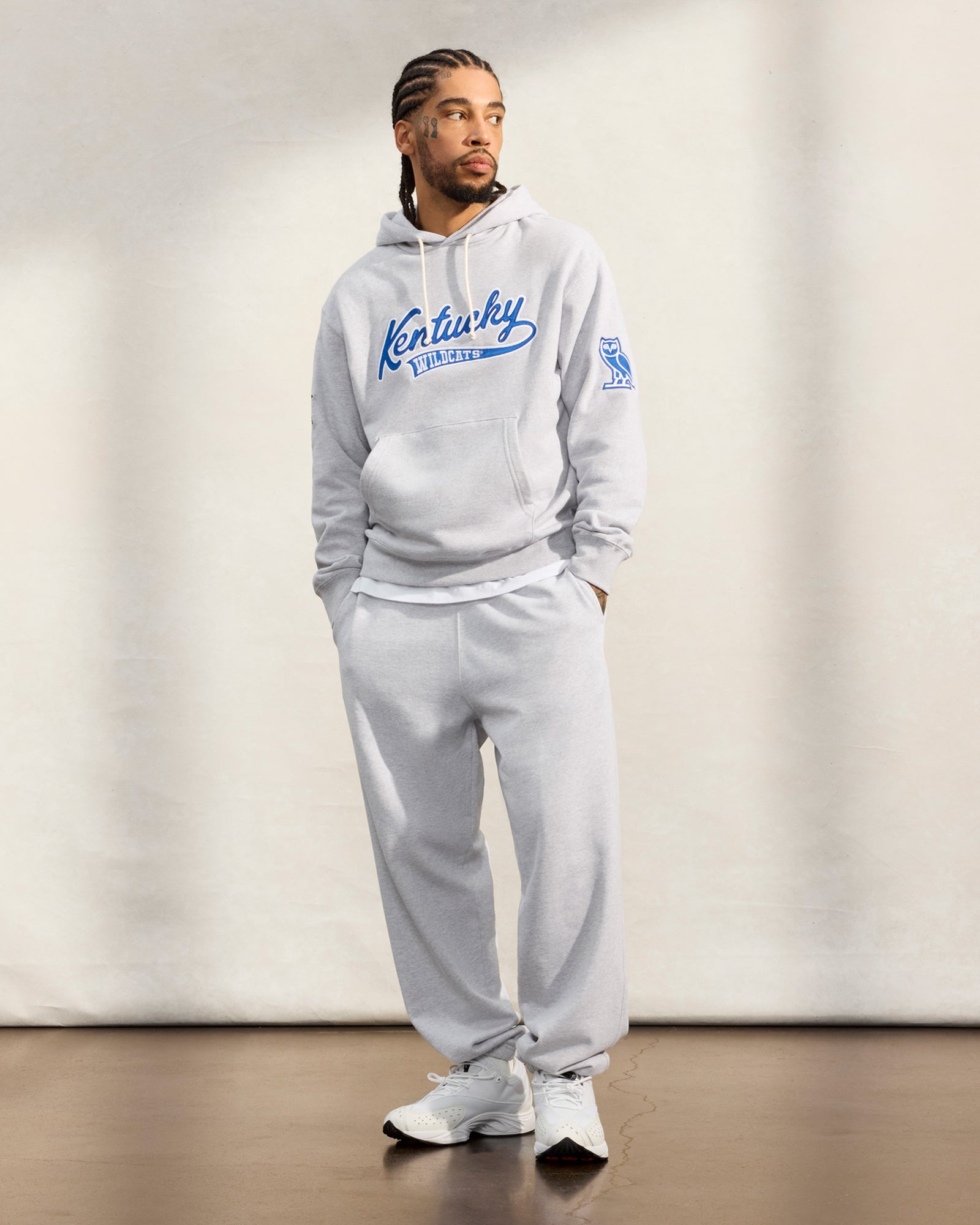 Kentucky Wildcats Hoodie - Ash Heather Grey