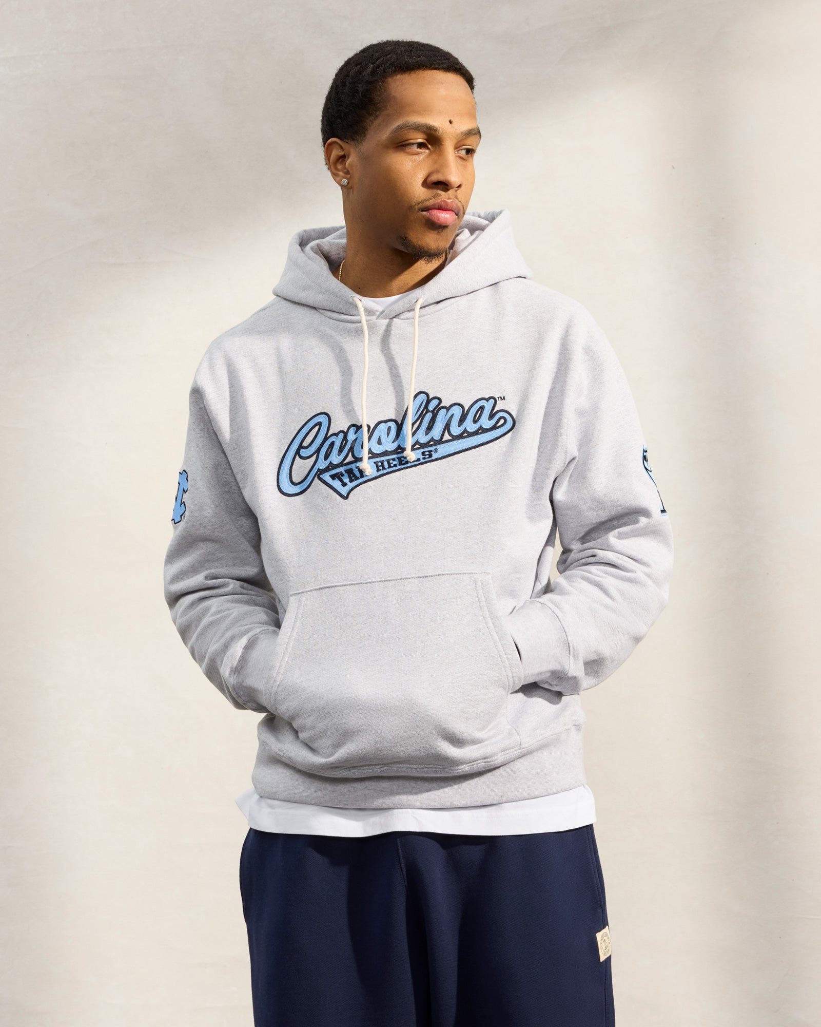 UNC Tar Heels Hoodle - Ash Heather Grey