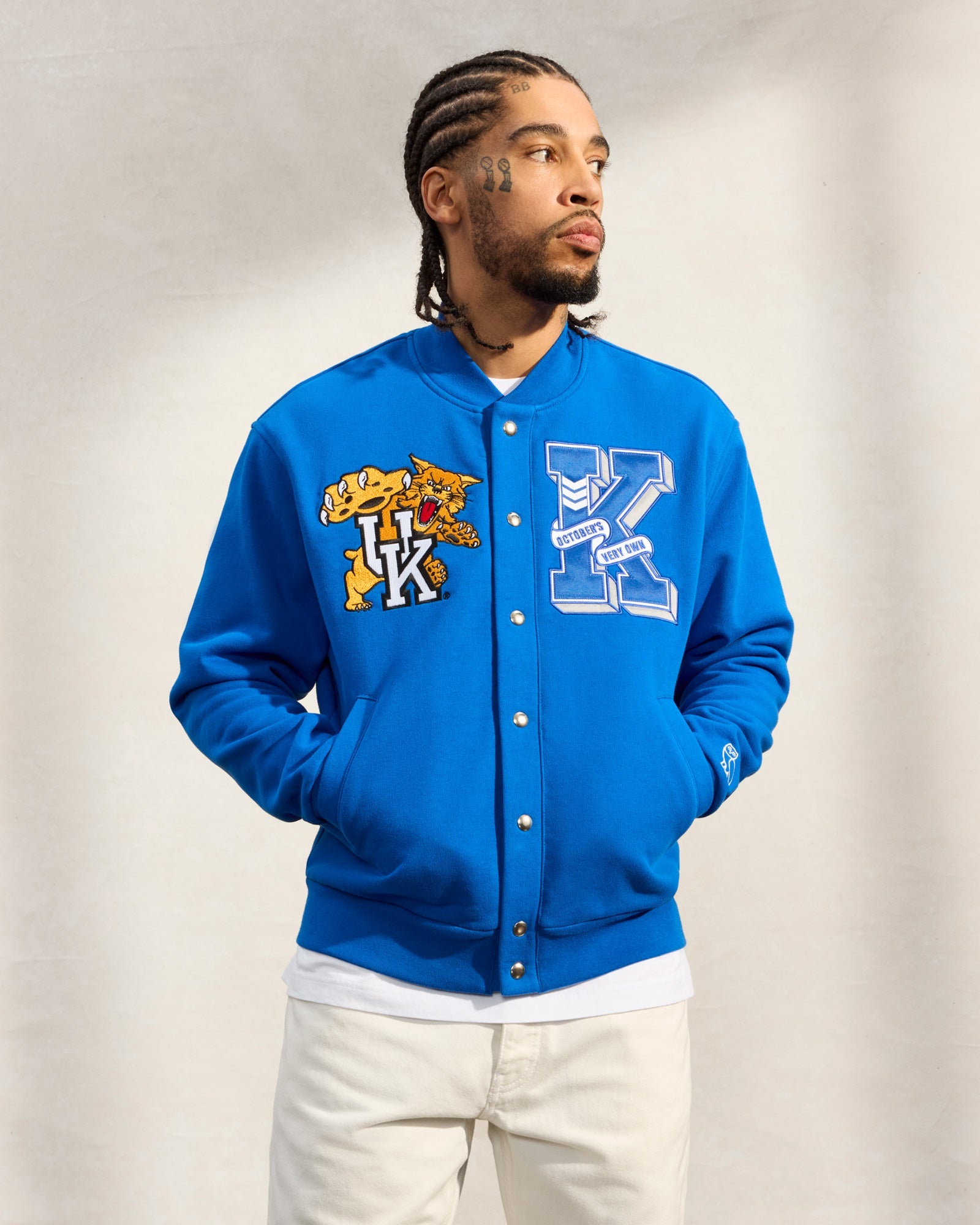 Kentucky Wildcats Fleece Varsity Jacket - Blue
