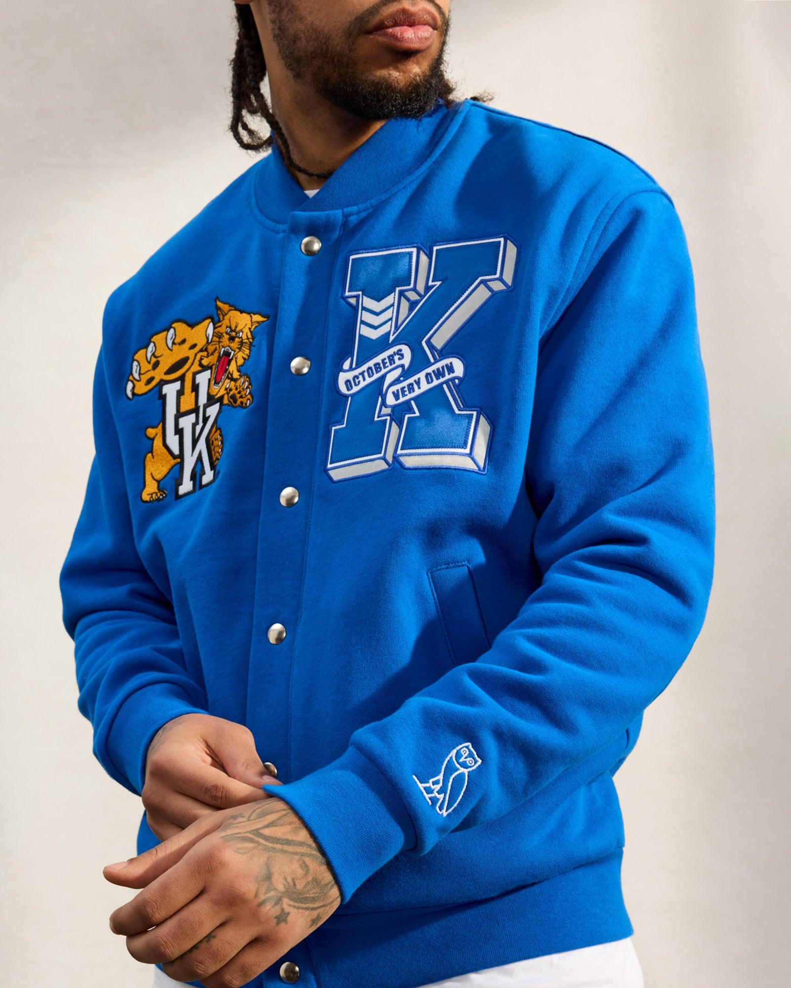 Kentucky Wildcats Fleece Varsity Jacket - Blue