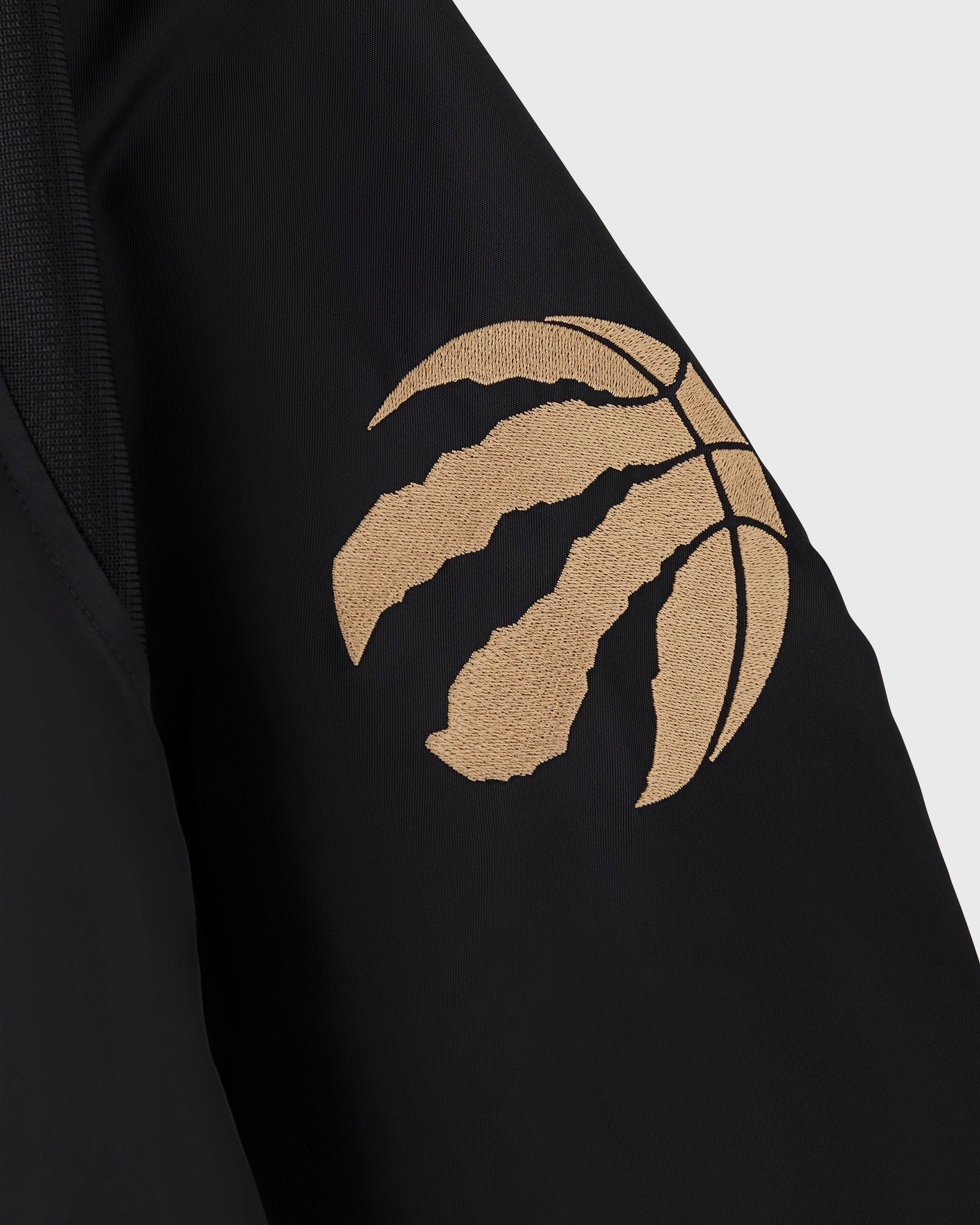 NBA Toronto Raptors Satin Varsity Jacket - Black