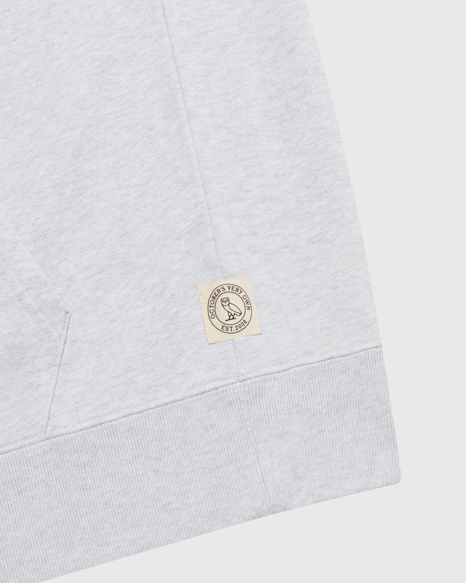 French Terry Hoodie - Pearl Grey