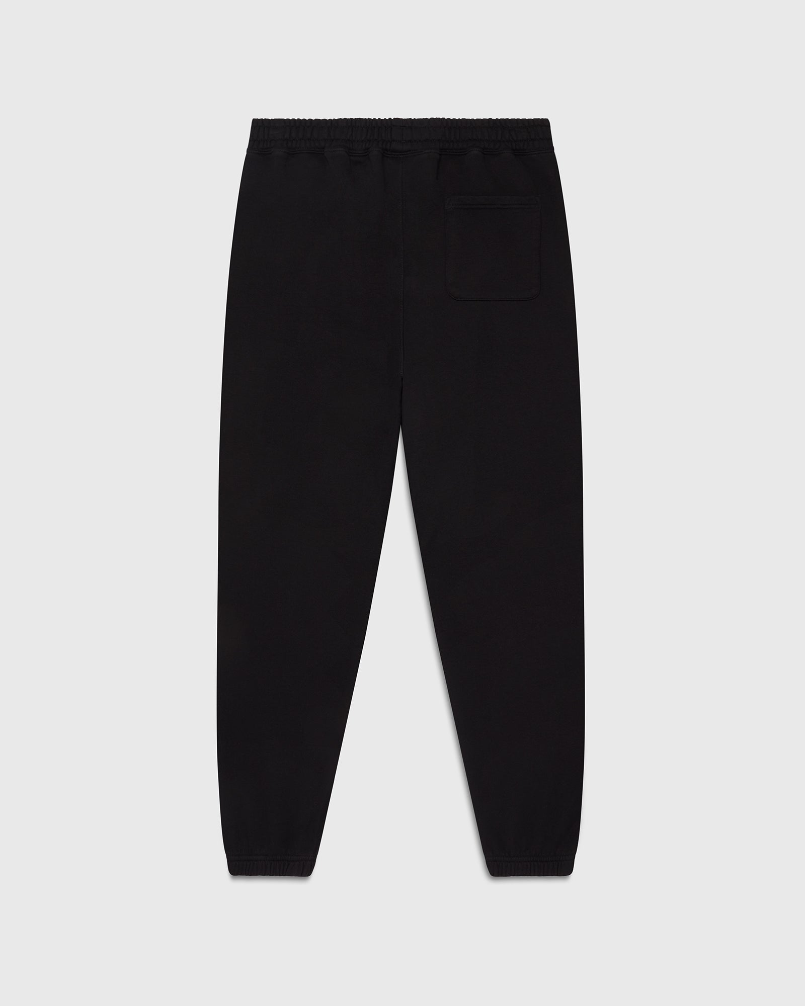 French Terry Relaxed Fit Sweatpant - Black