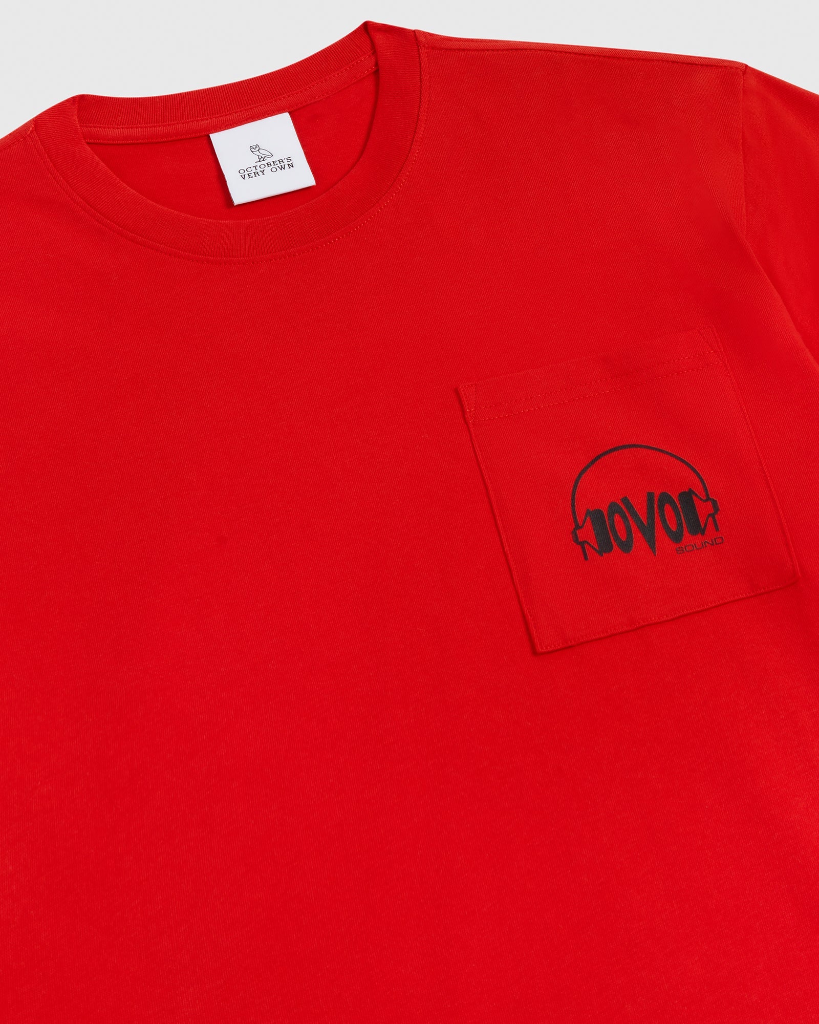 Sound Pocket T-Shirt - Red