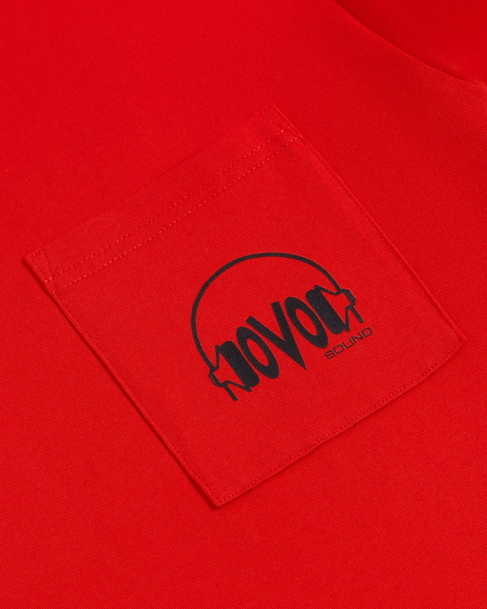 Sound Pocket T-Shirt - Red