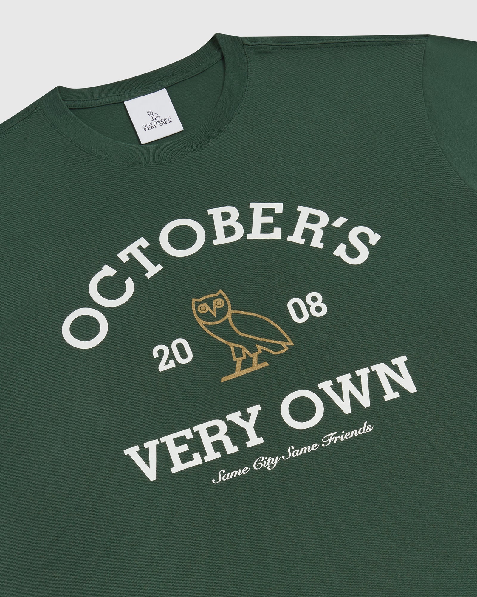 Collegiate Long-Sleeve T-Shirt - Forest Green