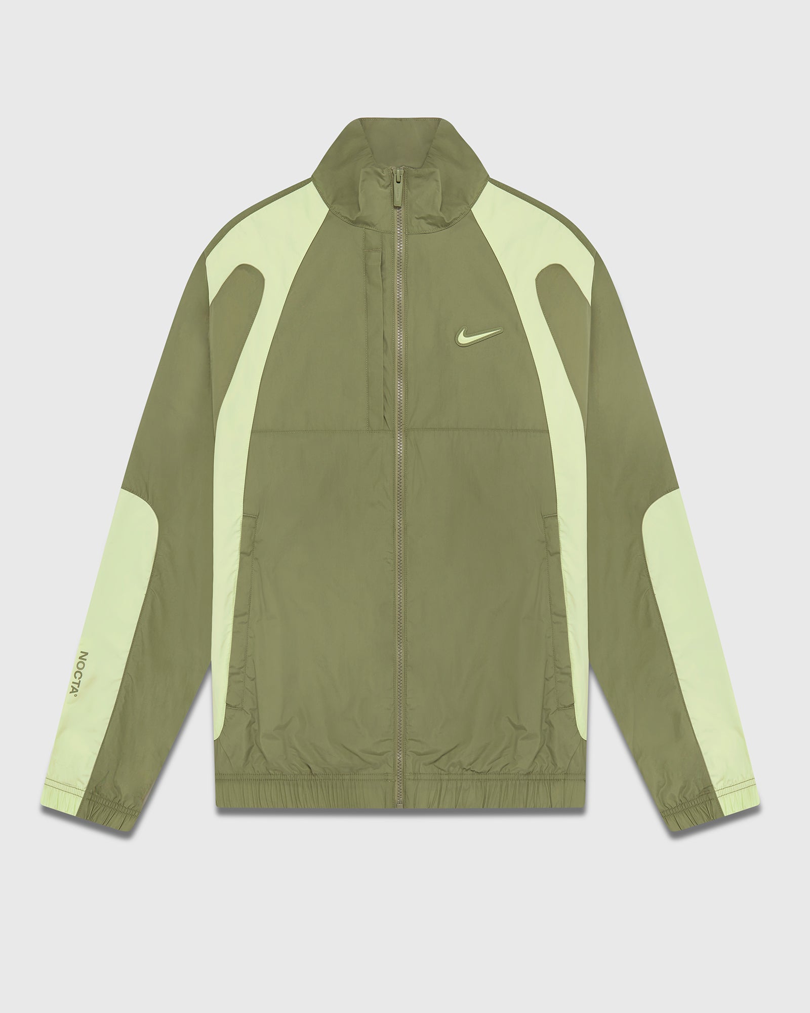 Northstar Nylon Track Jacket - Oil Green