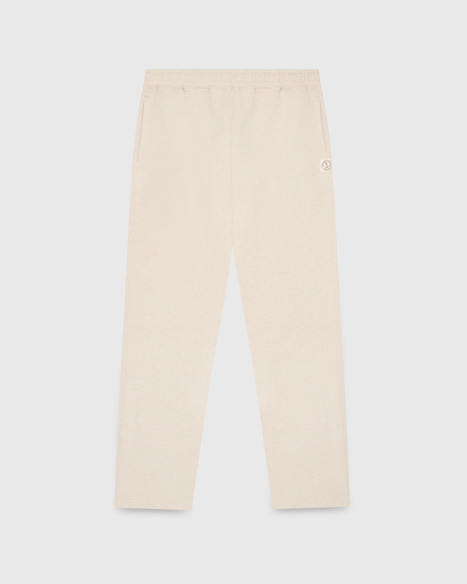 French Terry Open Hem Sweatpant - Oatmeal