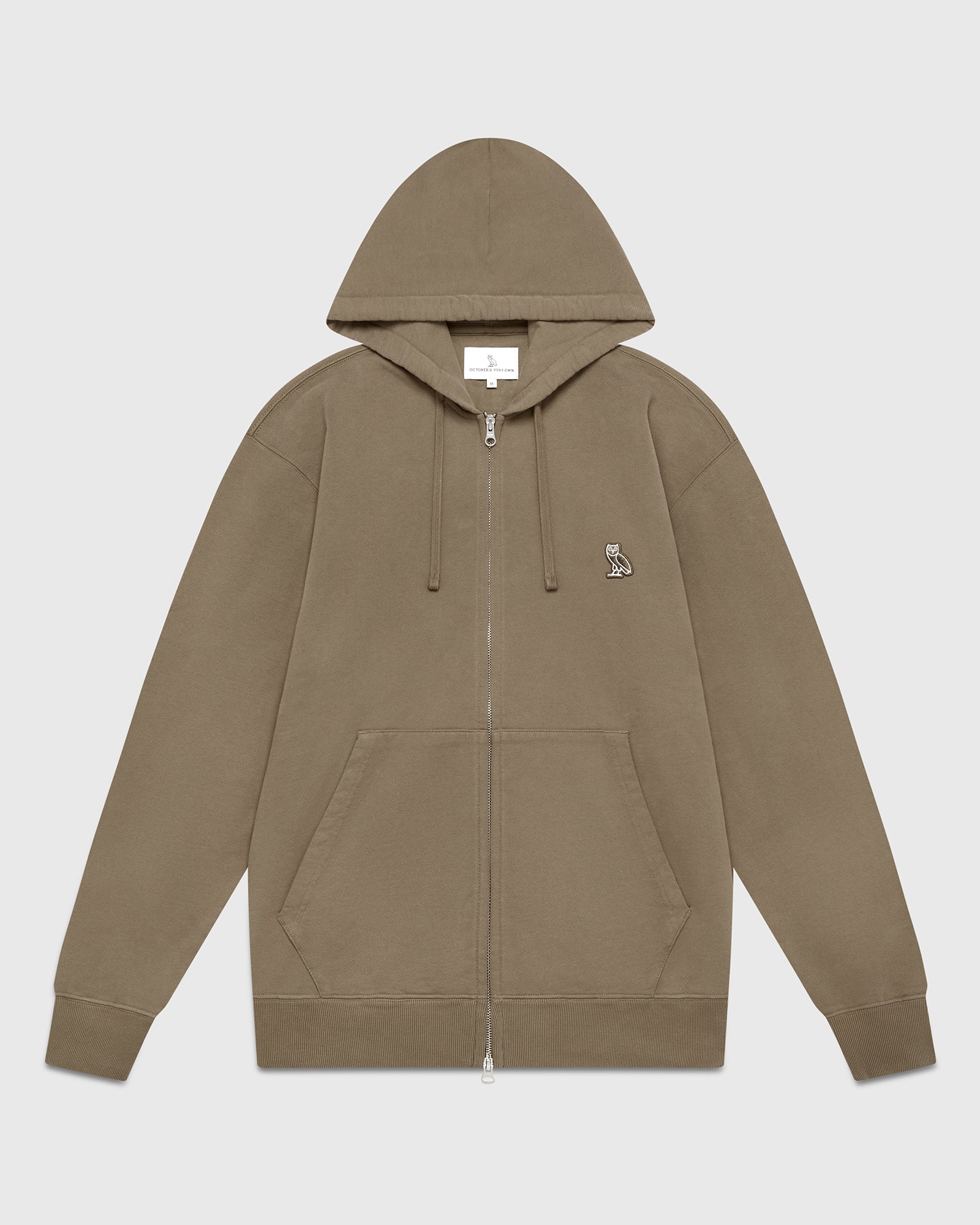 Classic Full-Zip Hoodie - Taupe