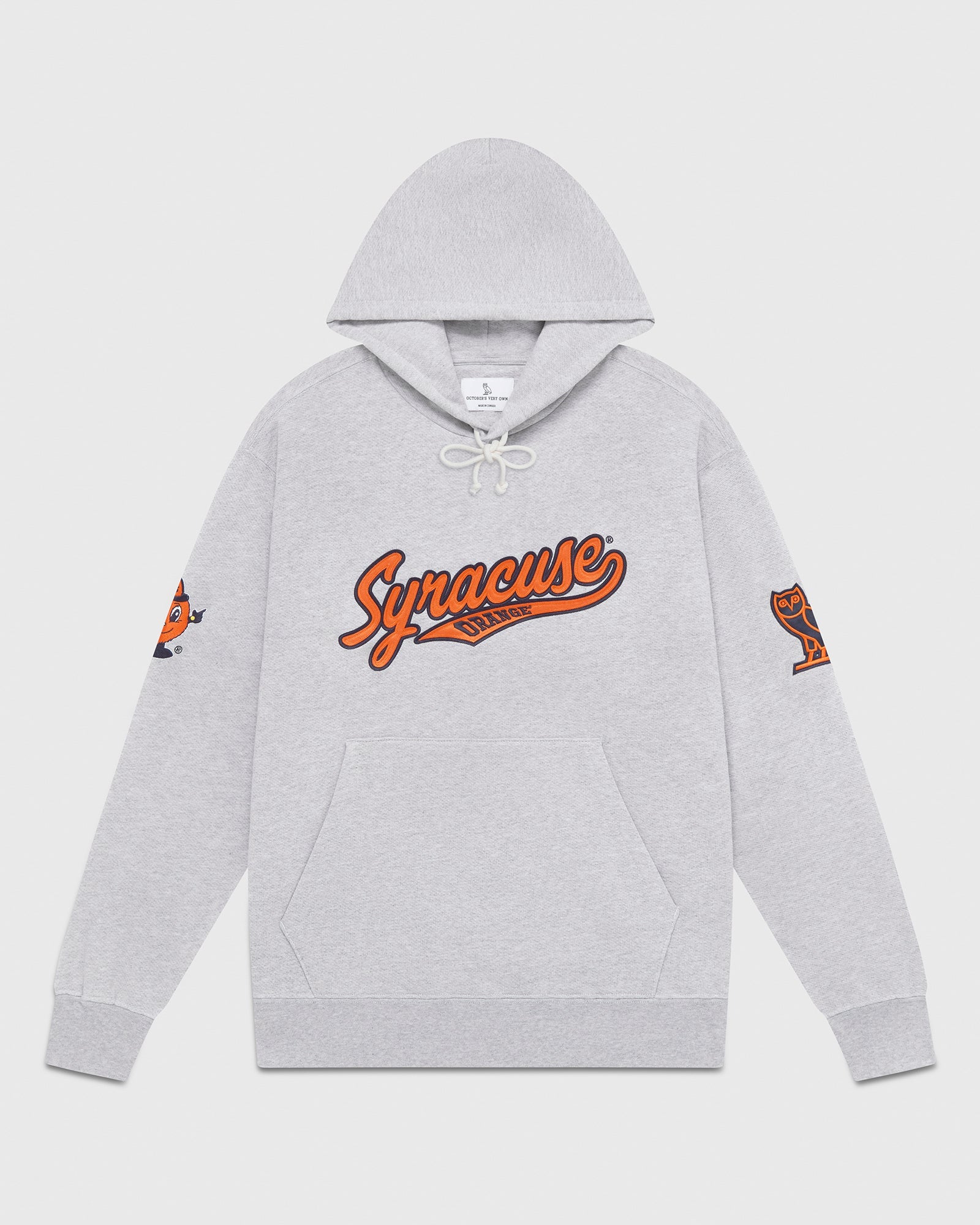 Syracuse Orange Hoodie - Ash Heather Grey