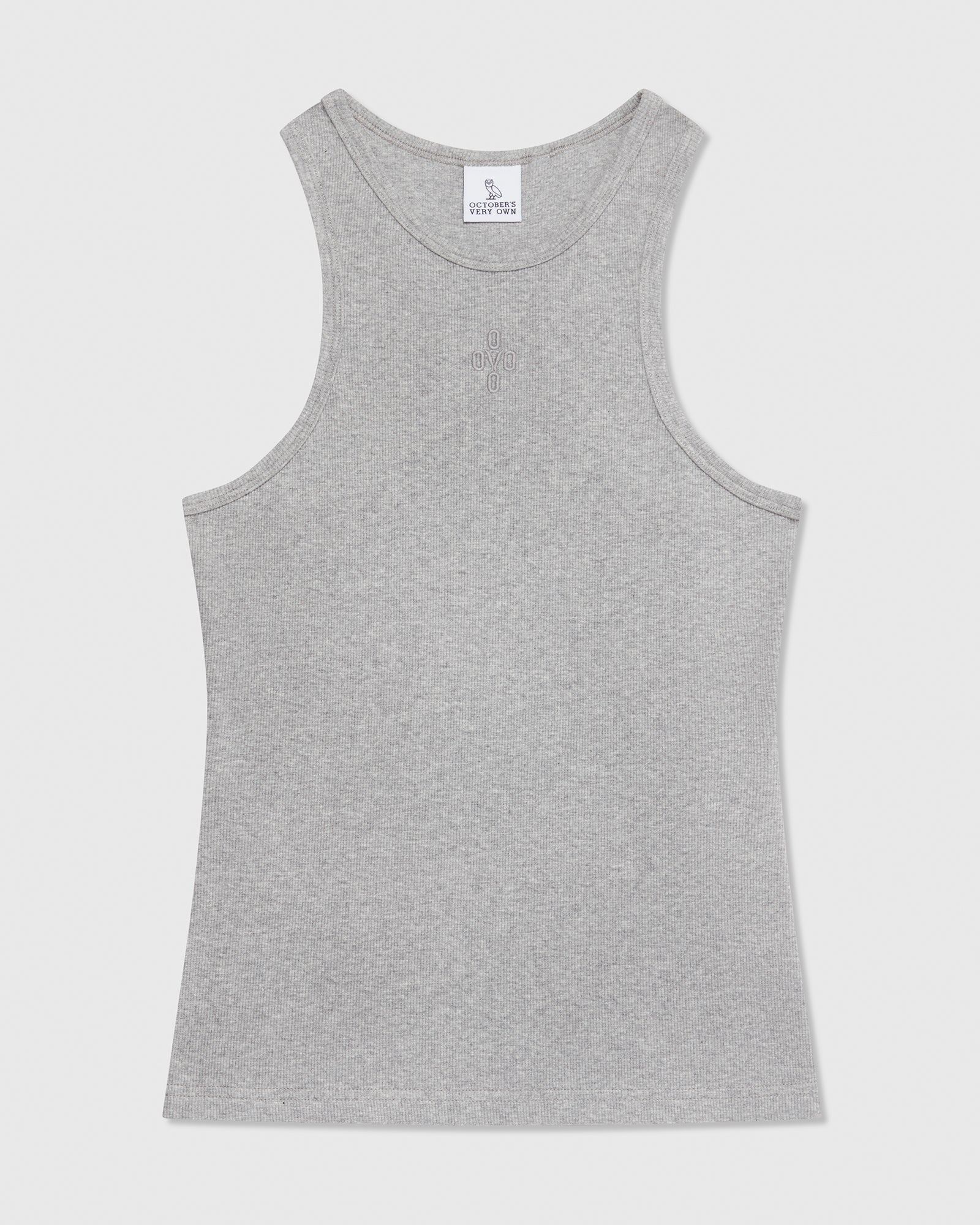 Ribbed Tank Top - Heather Grey