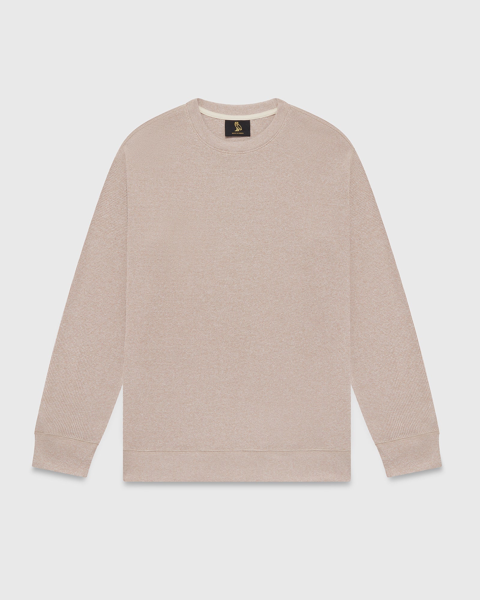 Speckle Waffle Longsleeve T-Shirt  - Oatmeal