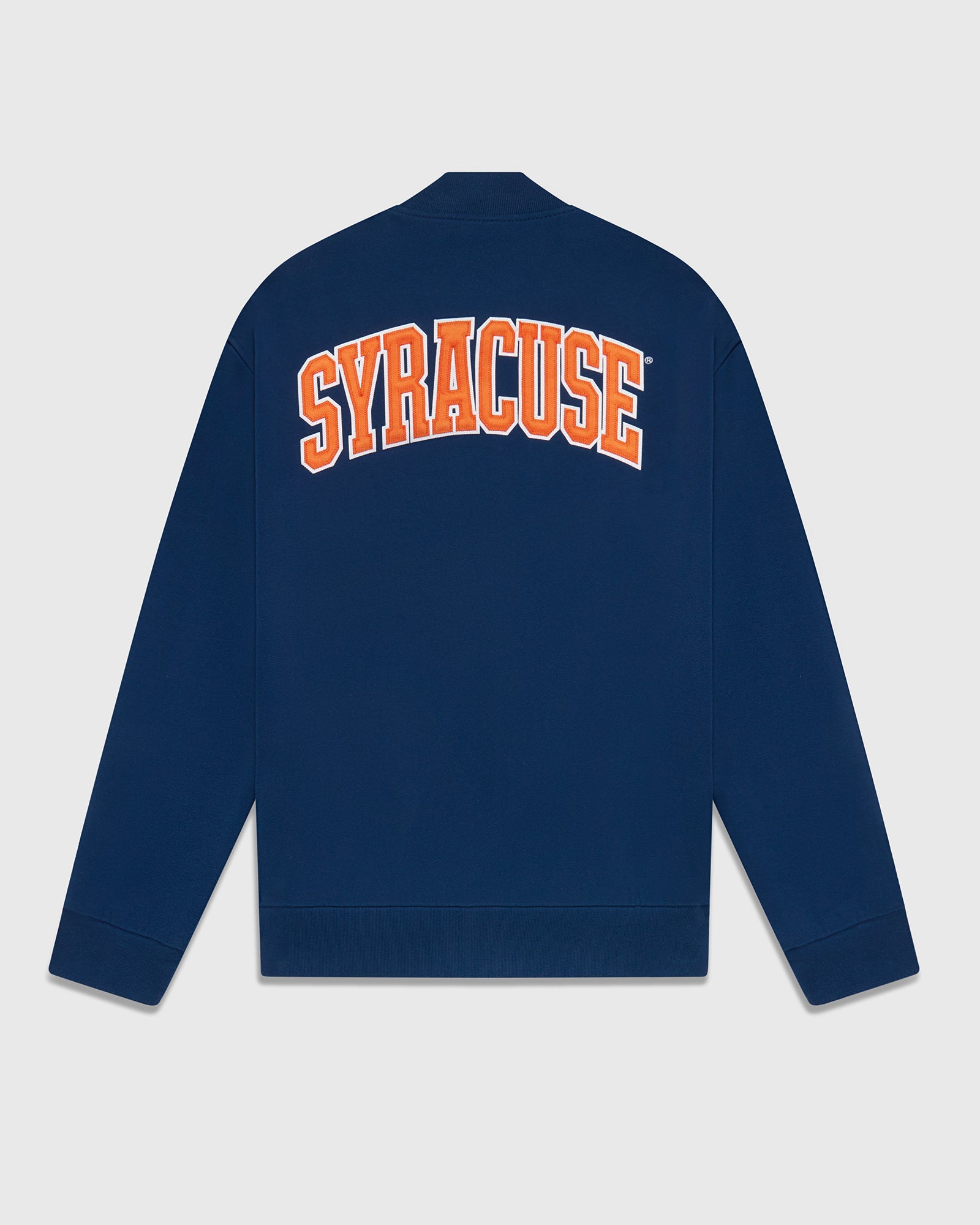 Syracuse Orange Fleece Varsity Jacket - Navy