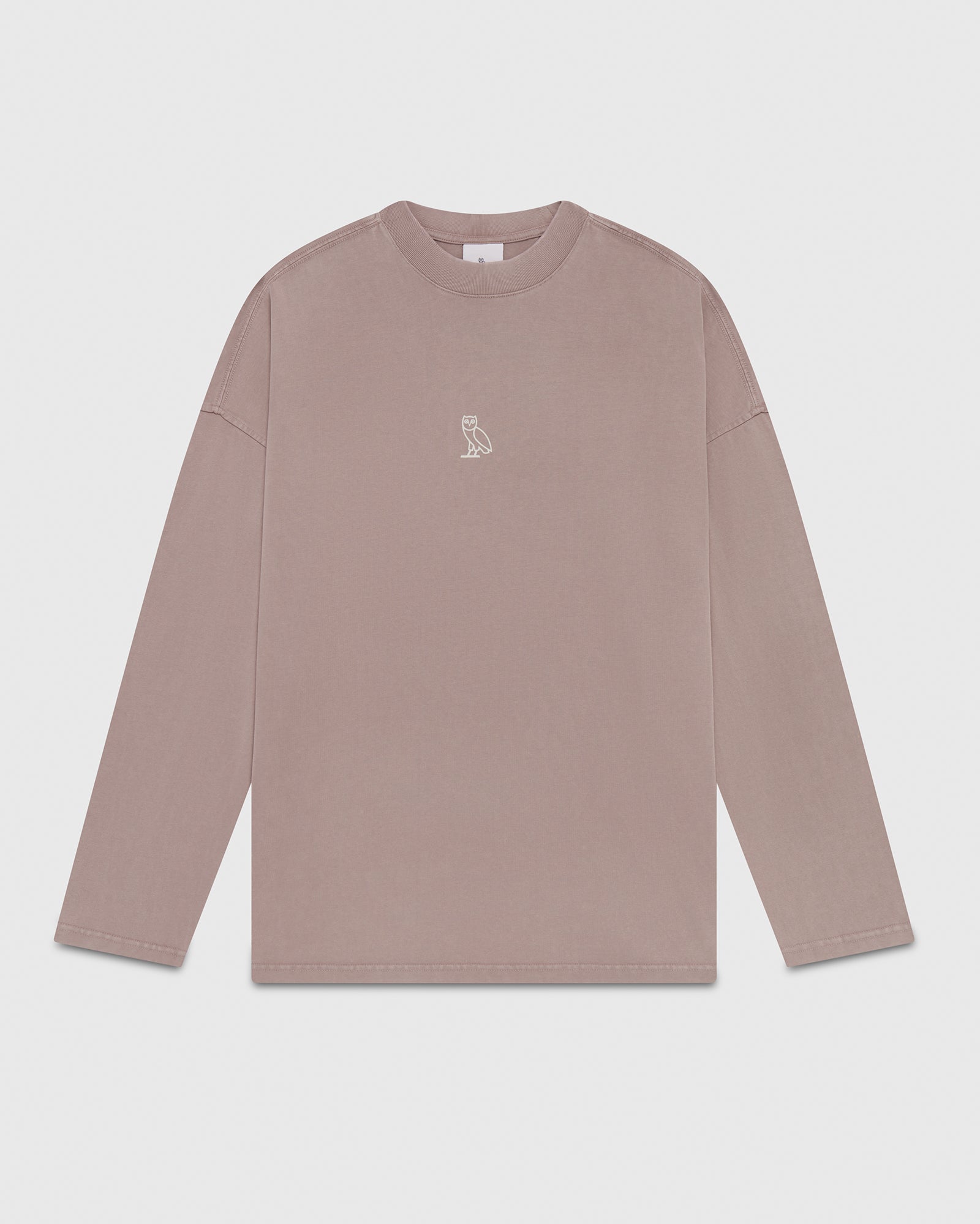 Garment Dyed Longsleeve T-Shirt - Mauve