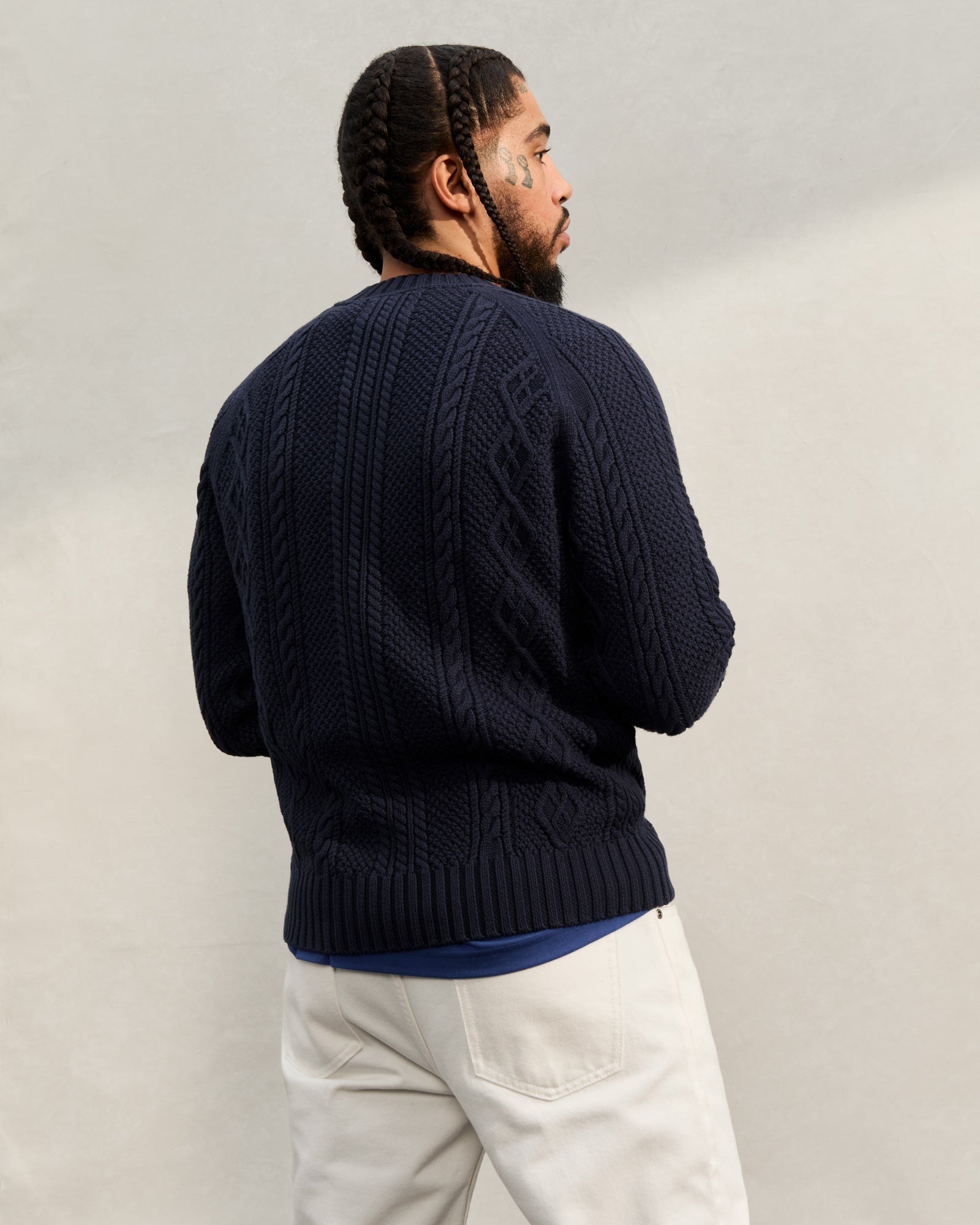 Invera Blue | Cable Knit Sweater