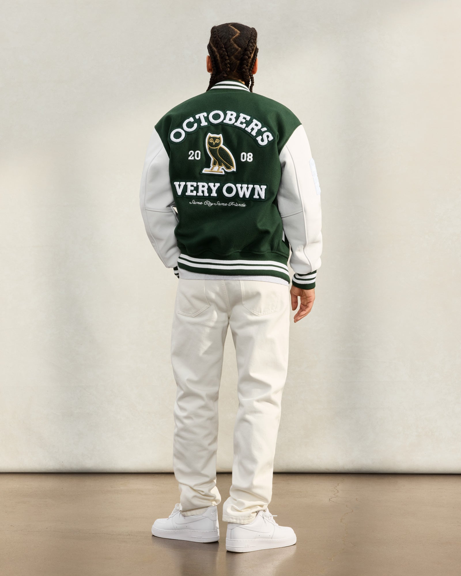 Collegiate Varsity Jacket - Green