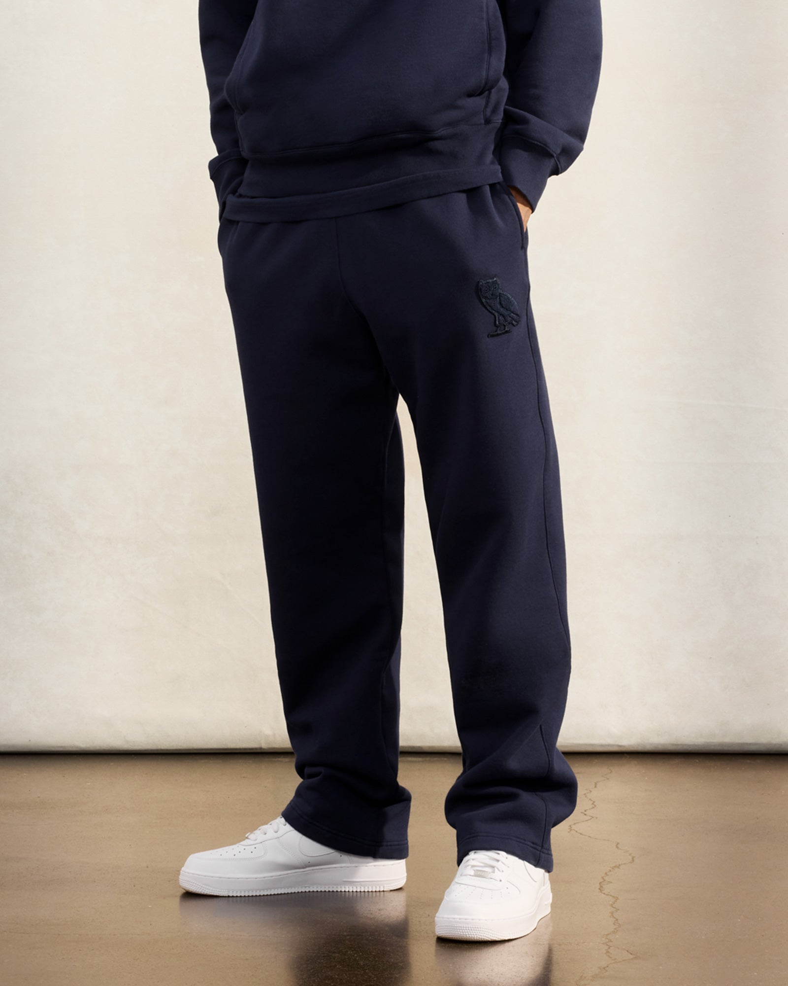 Mini OG Open Hem Sweatpant - Navy